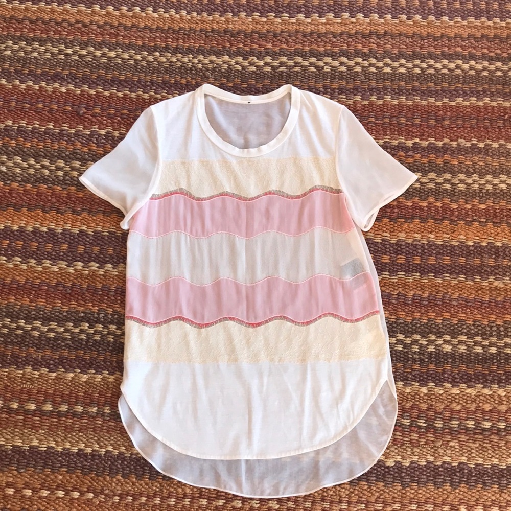 NWOT Phillip Lim Silk Lace Top